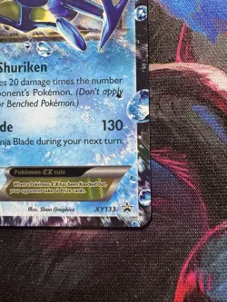 Pokemon TCG Ash-Greninja EX XY133 Holo Rare Promo Card NM/LP Condition - Image 3