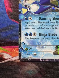 Pokemon TCG Ash-Greninja EX XY133 Holo Rare Promo Card NM/LP Condition - Image 4