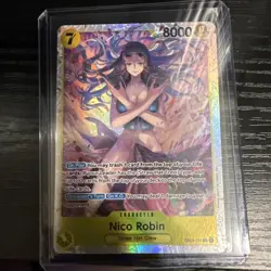 Nico Robin EB03-055 SR Foil English One Piece TCG Card Near Mint - Image 1