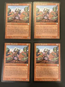 4x Goblin Ringleader Apocalypse Mtg Magic the Gathering LP - Image 1