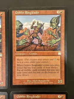 4x Goblin Ringleader Apocalypse Mtg Magic the Gathering LP - Image 3