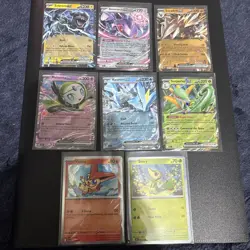 Pokemon Black Bolt Zekrom EX Kyurem ex Victini promo and 8 cards total - Image 1