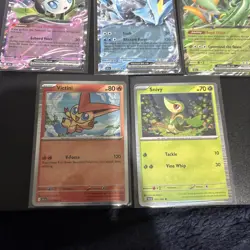 Pokemon Black Bolt Zekrom EX Kyurem ex Victini promo and 8 cards total - Image 3