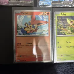 Pokemon Black Bolt Zekrom EX Kyurem ex Victini promo and 8 cards total - Image 4