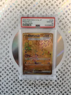 PSA 10 Pikachu ex UR 236/187 Terastal Festival ex SV8a Pokemon Card Japanese - Image 1