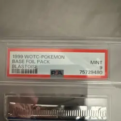 Wizards of the Coast 1999 Pokemon Base Set Blastoise Booster Pack PSA 9 - Image 3