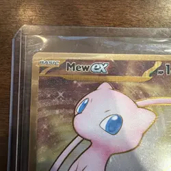 Pokemon TCG Mew EX Metal Gold NM 205/165 Scarlet & Violet 151 Promo Card - Image 2