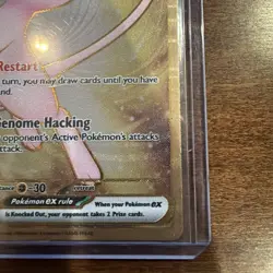 Pokemon TCG Mew EX Metal Gold NM 205/165 Scarlet & Violet 151 Promo Card - Image 4