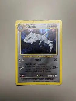 Steelix Pokemon Neo Genesis 15/111 Unlimited Edition Holo Rare - Image 1
