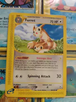 Pokemon Card (Non-Holographic) Furret Aquapolis Series Ereader 48/147 - Image 1