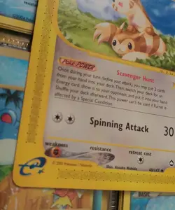 Pokemon Card (Non-Holographic) Furret Aquapolis Series Ereader 48/147 - Image 3