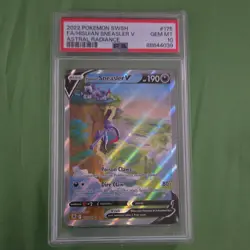 Pokemon 2022 Astral Radiance Hisuian Sneasler V Full Art Ultra Rare Holo PSA 10 - Image 1