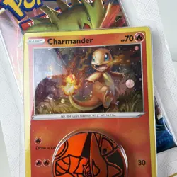 Pokemon Charmander Battle Styles Promo W Swirl + Vivid Voltage Checklane Packs - Image 4