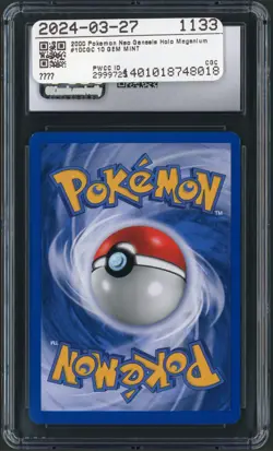 2000 Pokemon Neo Genesis Meganium Holo Rare 10/111 CGC Gem Mint 10 - Image 2