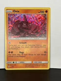 Onix 9/12 Mcdonalds Promo Rare 2019 - Pokemon TCG LP NM - Image 1