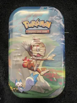 Pokemon TCG: Sinnoh Stars Mini Tin – Chimchar & Pachirisu – Factory Sealed - Image 1