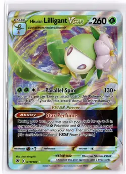 Pokemon TCG Hisuian Lilligant VSTAR 018/189 Swsh10: Astral Radiance Ultra Rare - Image 1