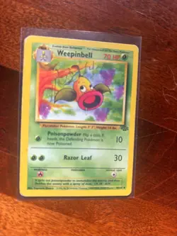 Victreebel 32/130, Weepinbell 64/130, and Bellsprout 66/130 Base Set 2 Pokemon - Image 4