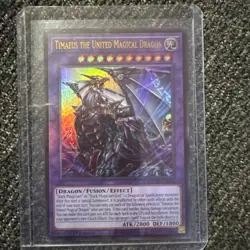 Yugioh! 1x Timaeus the United Magical Dragon MZMU-EN012 Ultra Rare 1st Ed NM - Image 1