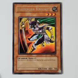 Hayabusa Knight - PSV-086 - MP - Rare - Unlimited - Yugioh - 1996 - Image 1