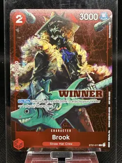 One Piece Brook (Winner Pack Vol. 4) ST01-011 One Piece Promotion Cards Foil - Image 1