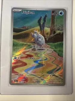 Frigibax 208/193 Paldea Evolved Illustration Rare Full Art Pokemon Card NP - Image 3