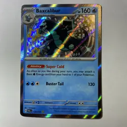 Pokemon TCG Baxcalibur 130/091 S&V Paldean Fates Shiny Holo Rare Card Near Mint - Image 1
