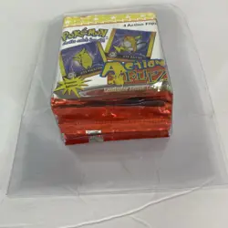 Pokemon Action Flipz Premier Edition 10 -4 packs Card 1999 SEALED Nintendo - Image 2