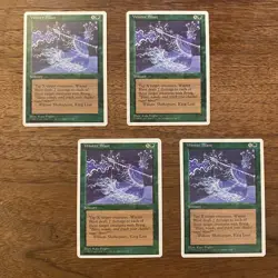 4x Winter Blast NM+ NEVER PLAYED MTG Fourth 4th Ed. Magic x4 FAST SHIPPING - Image 1