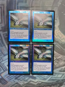 4X Foil Mulldrifter Time Spiral Remastered Retro (3X Tiny Indent & 1X EX/LP-) - Image 2