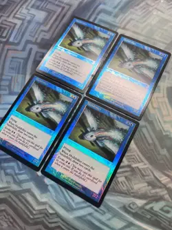 4X Foil Mulldrifter Time Spiral Remastered Retro (3X Tiny Indent & 1X EX/LP-) - Image 4