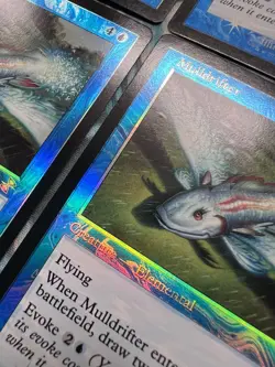 4X Foil Mulldrifter Time Spiral Remastered Retro (3X Tiny Indent & 1X EX/LP-) - Image 5