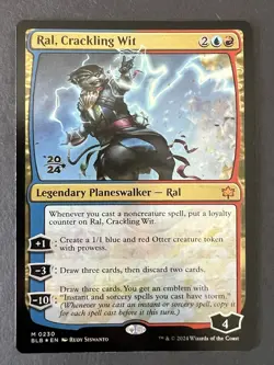 NM Prerelease Foil Ral, Crackling Wit, MTG, Bloomburrow, Magic, 230 - Image 2