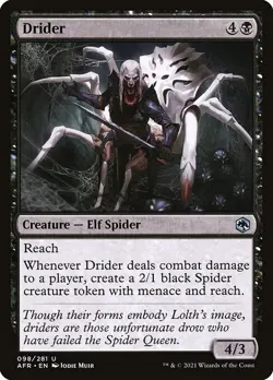 1x Drider NM Eng MTG - Adventures in the Forgotten Realms - Image 1