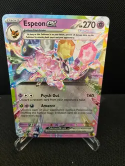 Pokemon Prismatic Evolutions - Espeon Ex 034/131 LP | FREE DELIVERY | - Image 1