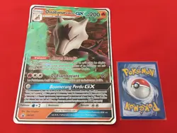 OSSATUEUR D'ALOLA GX SM187 PV200 HOLO REVERSE PROMO JUMBO RARE CARTE POKEMON FR - Image 1