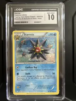Starmie 2023 English TCG Classic #005 Holo CGC Gem Mint 10 Pokemon TCG - Image 1