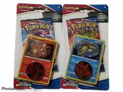 Pokemon TCG Battle Styles Booster Blister Packs Charmander Arrokuda Sword Shield 728192526978 - Image 1