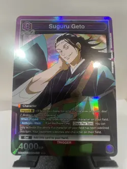 Union Arena TCG Suguru Geto #JJK-1-069 SR Super Rare NM Jujutsu Kaisen - Image 1