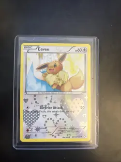 Pokemon TCG Eevee Reverse Holo RC14/RC25 Legendary Treasures Card 2013 - Image 1