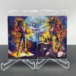 Dragon Ball Itajaga Vol.7 Card Son Goku & Vegeta SS4 Holo Japanese Version - Image 1
