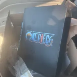 One Piece 4 Pocket Standard 35pt Toploader Binder Holds 96 Cards! - Image 1