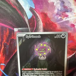 Pokemon TCG Spiritomb 148/132 Mega Evolution Illustration Rare Card NM Condition - Image 2