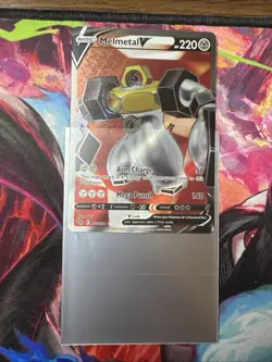 Pokemon TCG Melmetal v Full Art Holo Ultra Rare Card Pokemon Go 075/078 - Image 1