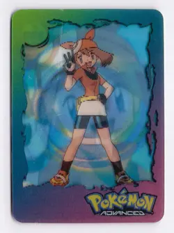 MAY Action Card #106 Pokemon Advanced 2004 Panini Lenticular (HP) - Image 1