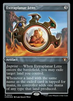 MTG Extraplanar Lens - Foil Etched, NM-Mint, English Commander Masters - Image 1