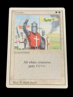 1994 Magic: The Gathering - Revised(3rd) - CRUSADE - Banned Rare - NM - Image 1