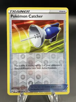 Pokemon Catcher 138/159 Crown Zenith Reverse Holo - Image 1