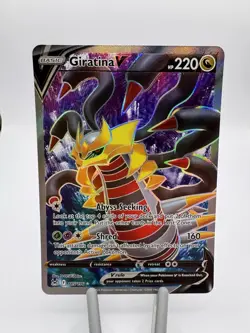 Giratina V 185/196 Full Art NM SWSH11: Lost Origin Pokemon TCG - Image 1