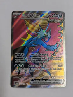 Roaring Moon ex 229/182 Sv04: Paradox Rift Holo Pokemon TCG NM - Image 1